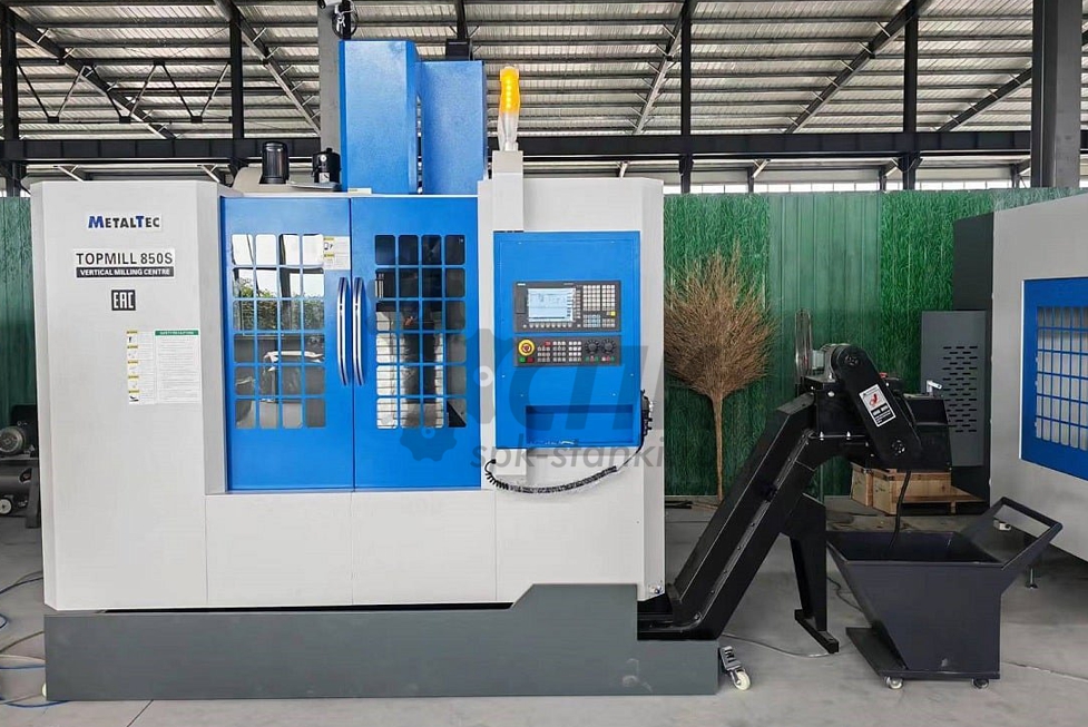 4-х осевой вертикальный фрезерный обрабатывающий центр с ЧПУ MetalTec TOPMILL 850S 