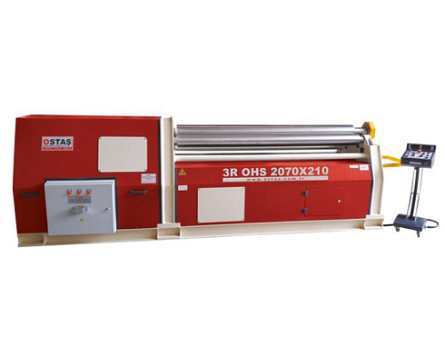 3-х валковые гидравлические вальцы Ostas 3R OHS 2570х350